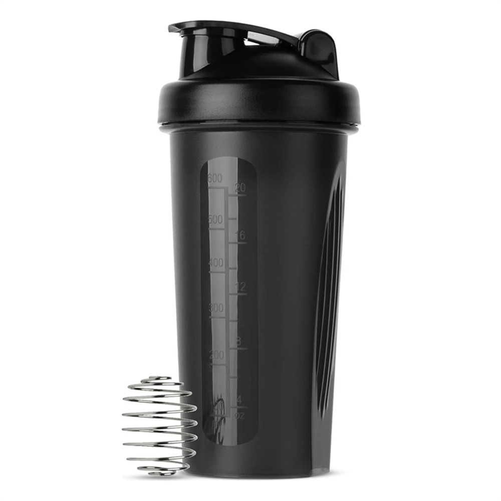 Nutrition And Fitness - Tragbarer 1-teiliger Protein-Shaker, 600 ml Fitnessflasche