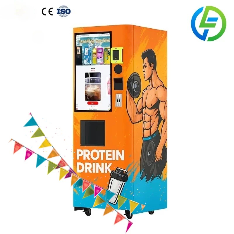 Nutrition Of Fitness - Maßgeschneiderter automatischer Protein-Shake-Verkaufsautomat, intelligenter Touchscreen, Selbstbedienungs-Fitness-Ernährungsspender
